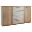 KOMMODE  in 165/96/38 cm  - Kaschmir/Eichefarben, Design, Holz/Holzwerkstoff (165/96/38cm) - Xora