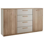KOMMODE  in 165/96/38 cm  - Kaschmir/Eichefarben, Design, Holz/Holzwerkstoff (165/96/38cm) - Xora