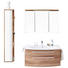 BADEZIMMERREGAL 30/160/15 cm - Eichefarben, KONVENTIONELL, Glas/Holzwerkstoff (30/160/15cm) - Novel BADEZIMMERREGAL 30/160/15 cm - Eichefarben, KONVENTIONELL, Glas/Holzwerkstoff (30/160/15cm) - Novel