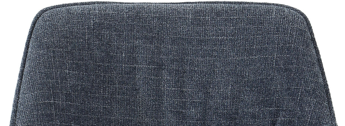 BARHOCKER Leinenoptik Schwarz, Grau Eisen Pappel Sperrholz  - Schwarz/Grau, KONVENTIONELL, Holz/Textil (57/105/57cm) - MID.YOU