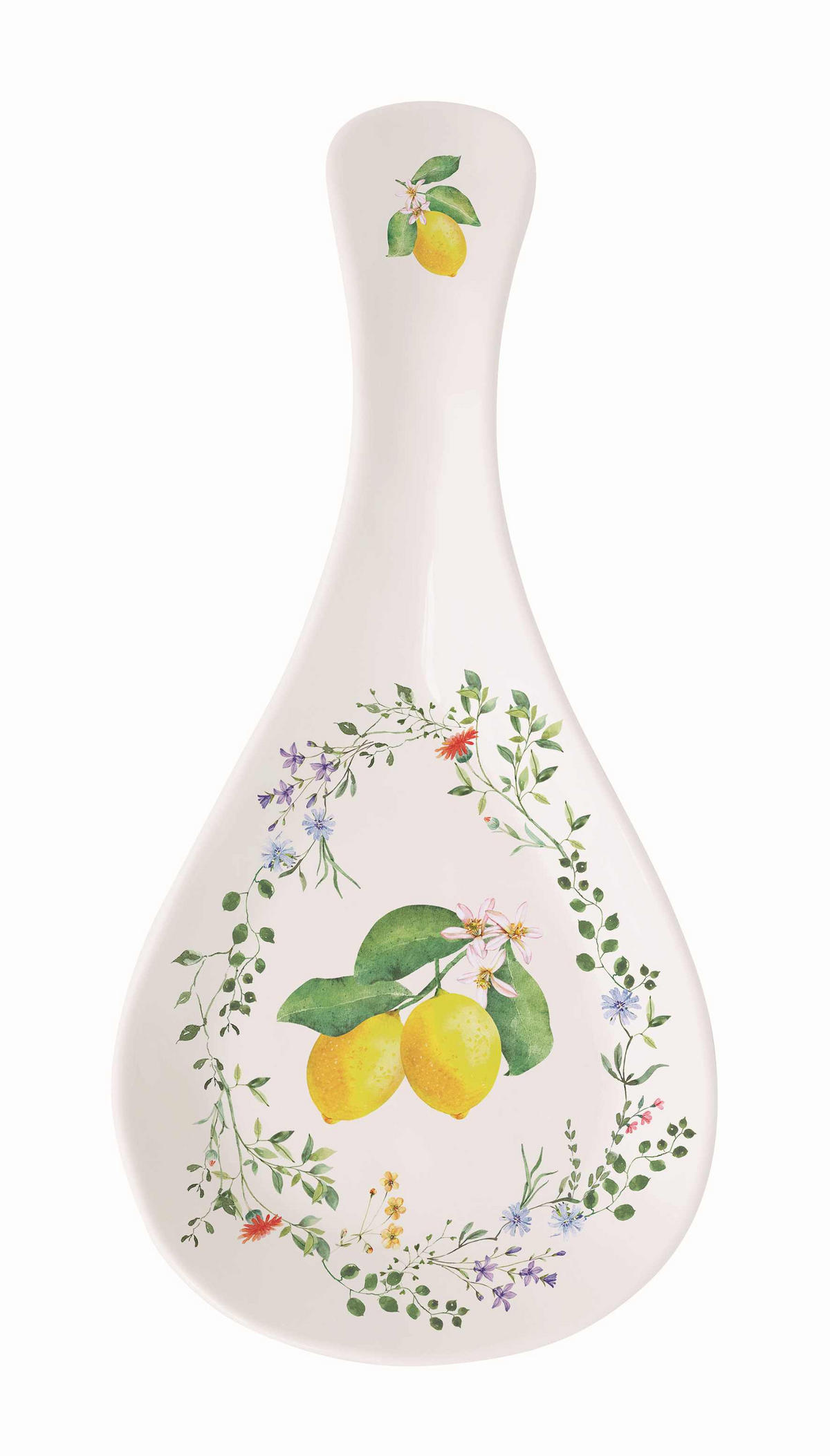 PODSTAVEK ZA KUHALNICO   26/12.5/3.5 cm                  - rumena/zelena, Basics, keramika (26/12.5/3.5cm)
