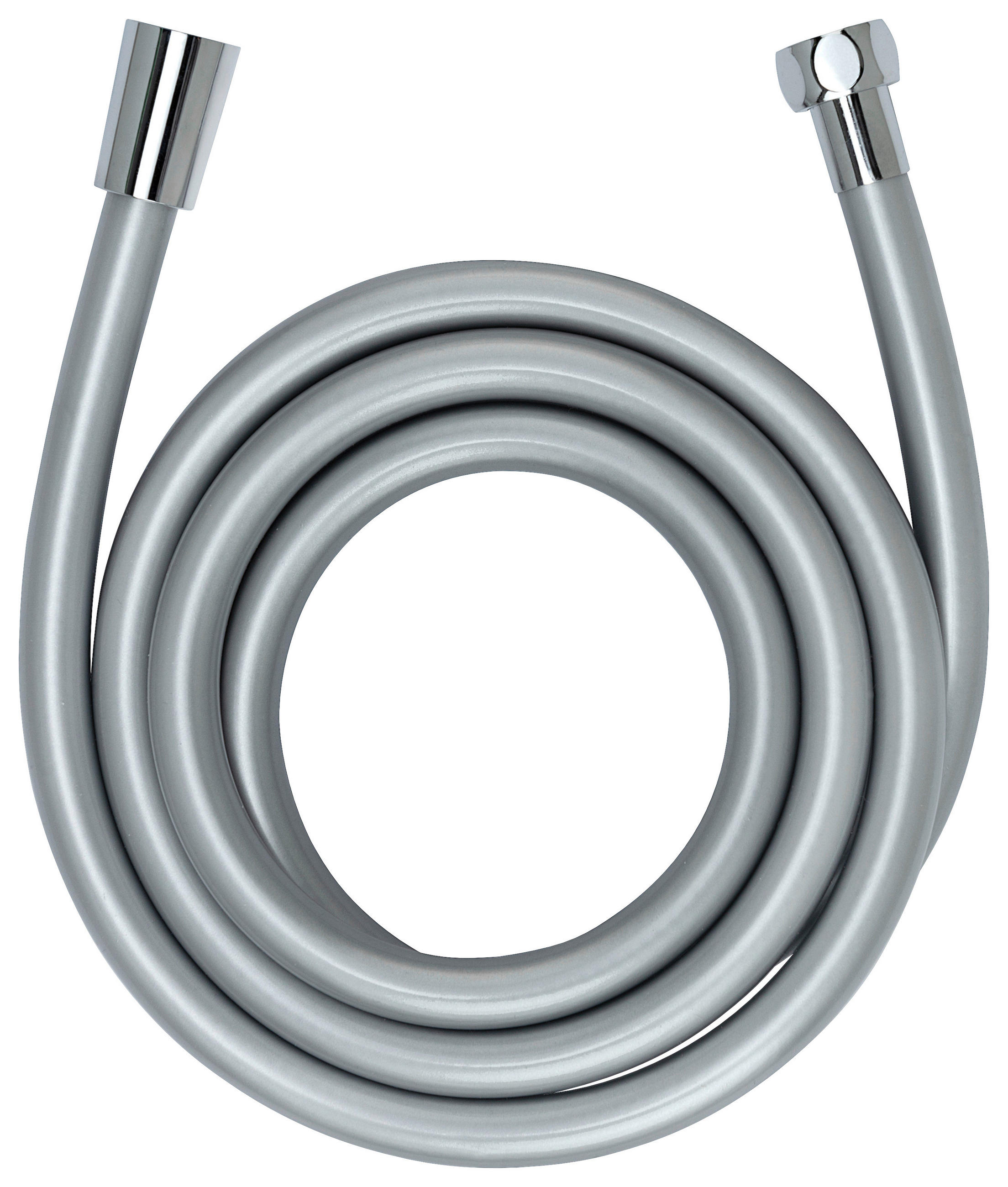 BRAUSESCHLAUCH 24005100  - Silberfarben, Basics, Kunststoff/Metall (175cm) - Wenko