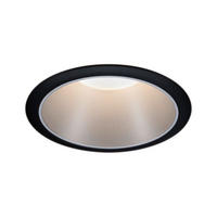 LED-EINBAUSPOT Cole 8,8 cm  - Silberfarben/Schwarz, Design, Kunststoff/Metall (8,8cm) - Paulmann