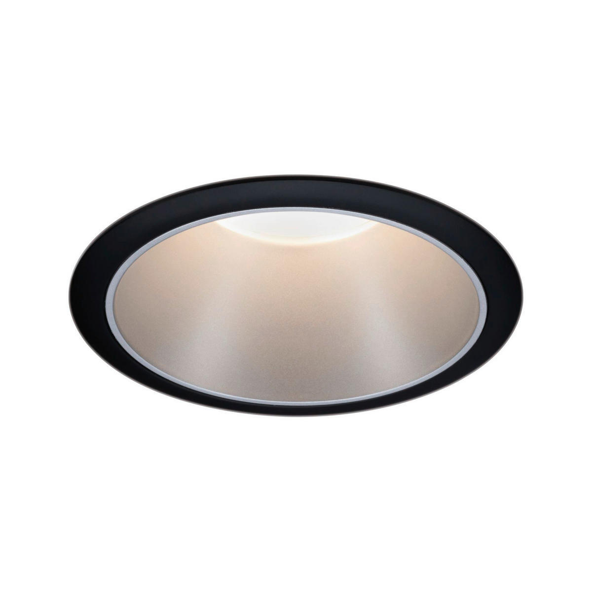 LED-EINBAUSPOT Cole 8,8 cm  - Silberfarben/Schwarz, Design, Kunststoff/Metall (8,8cm) - Paulmann