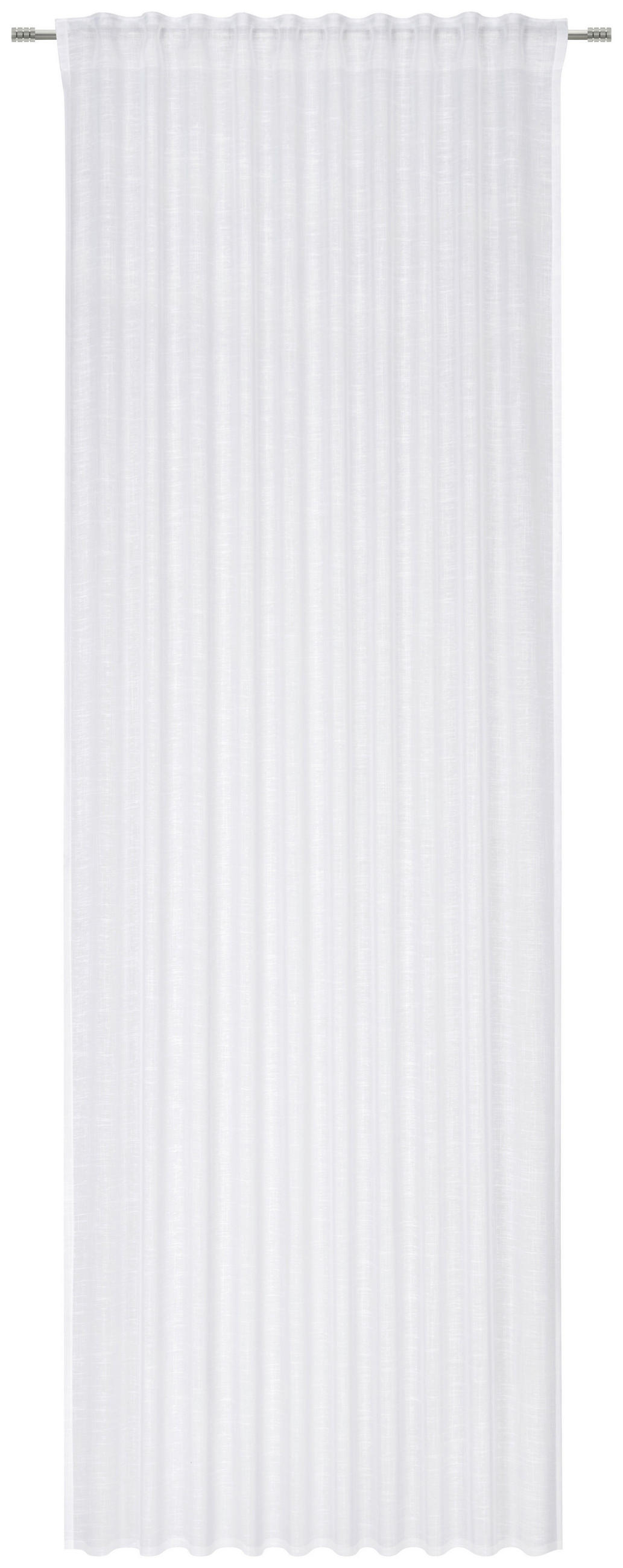 FERTIGVORHANG halbtransparent  - Weiß, Basics, Textil (140/300cm) - Esposa