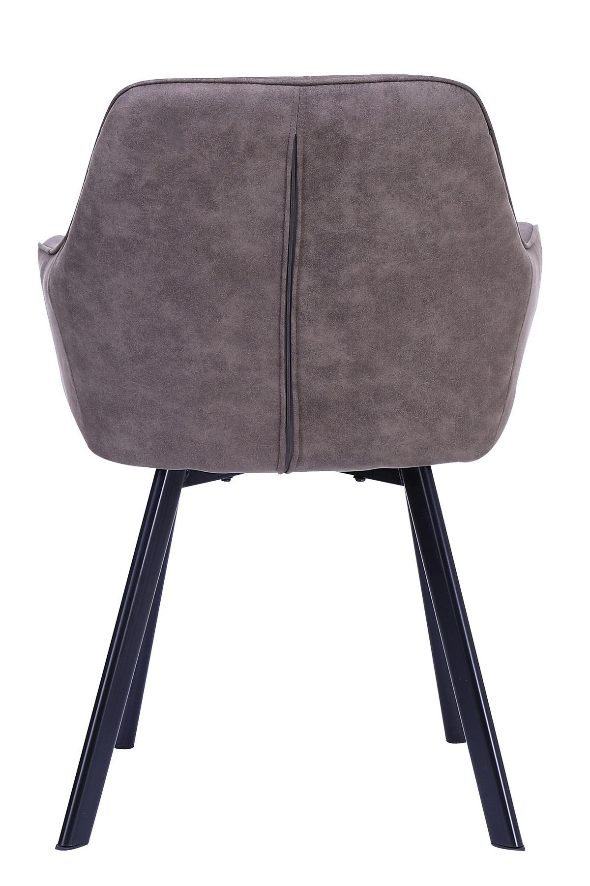 SADA STOLIČIEK S PODRÚČKAMI 2 kus - čierna/taupe, Modern, kov/textil (56,5/83/63cm) - Livetastic