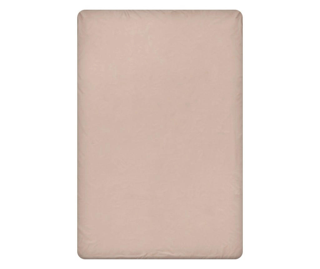 Cearșaf Pentru Pat 240/260 cm  - bej, Basics, textil (240/260cm)