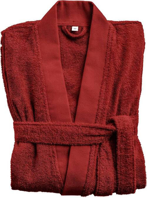 BADEMANTEL L Unisex  - Rot, Basics, Textil (Lnull) - Bio:Vio