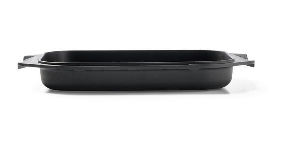 BRÄTER  - Klar/Schwarz, Basics, Glas/Metall (34,5/24,5/12,2cm) - Homeware Profession.