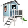 SPIELHAUS 260/190/167 cm axi  - Blau/Weiß, Basics, Holz (260/190/167cm) - Ambia Garden