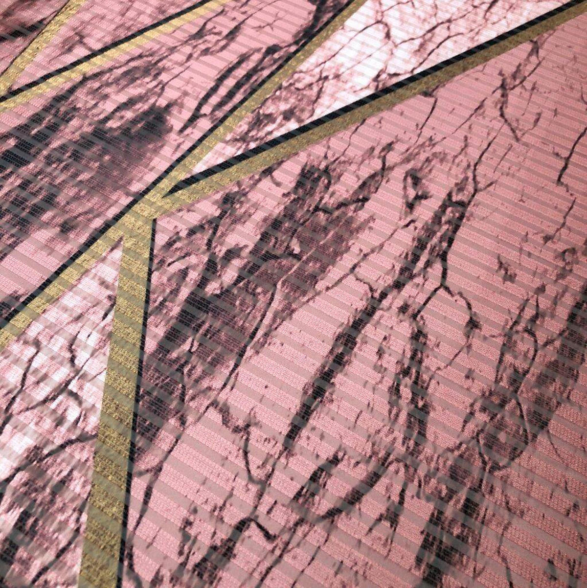 PANELOVÝ ZÁVĚS, 60/245 cm - růžová, Natur, textil (60/245cm)