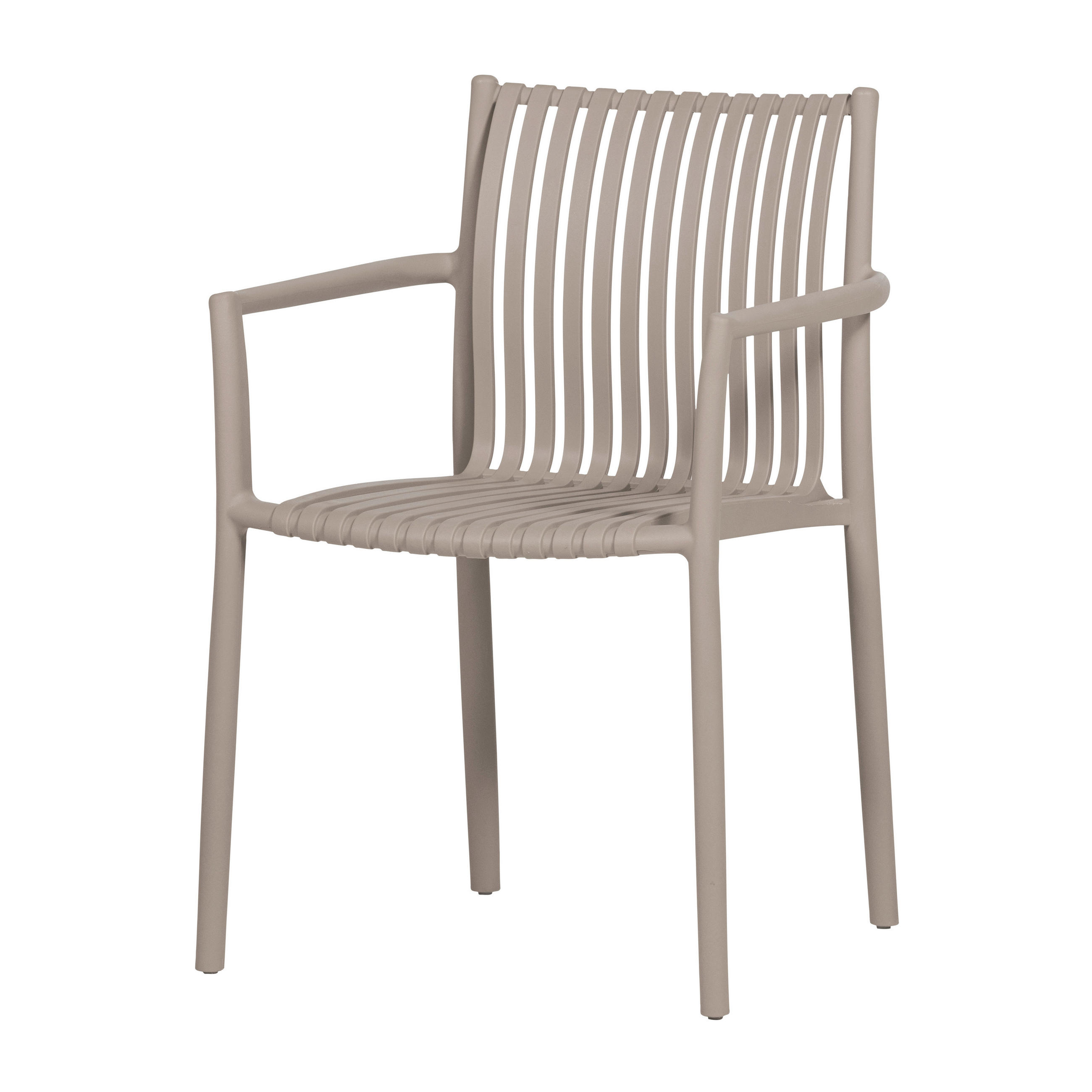 GARTENSTUHL-SET Sandfarben  - Sandfarben, MODERN, Kunststoff (56/84/57cm) - Livetastic