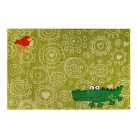 KINDERTEPPICH 80/150 cm Crocodile  - Grün, Trend, Textil (80/150cm) - Sigikid