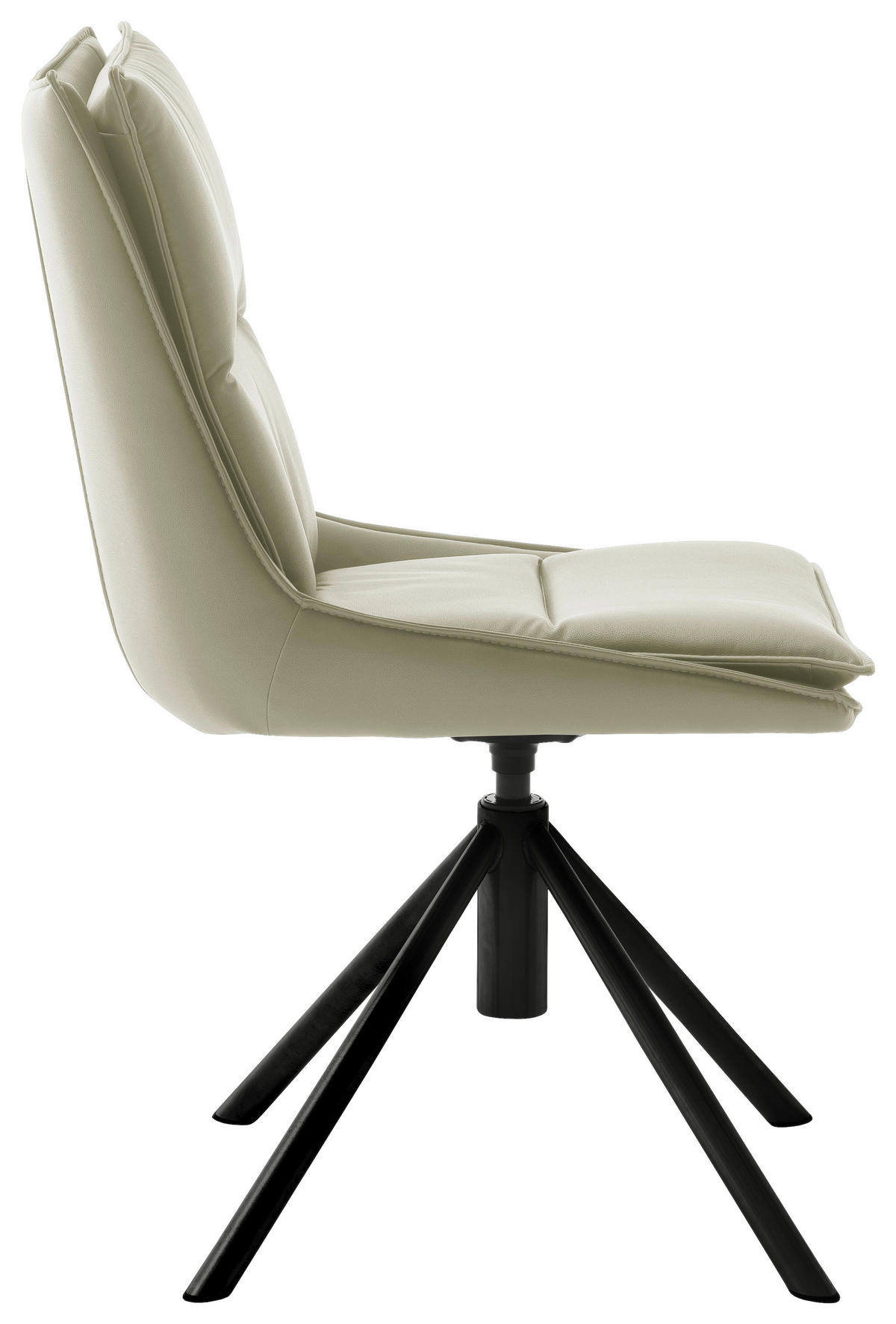 STOLICA  crna, kapućino       - crna/kapućino, Dizajnerski, metal/tekstil (49/90/65cm) - Novel