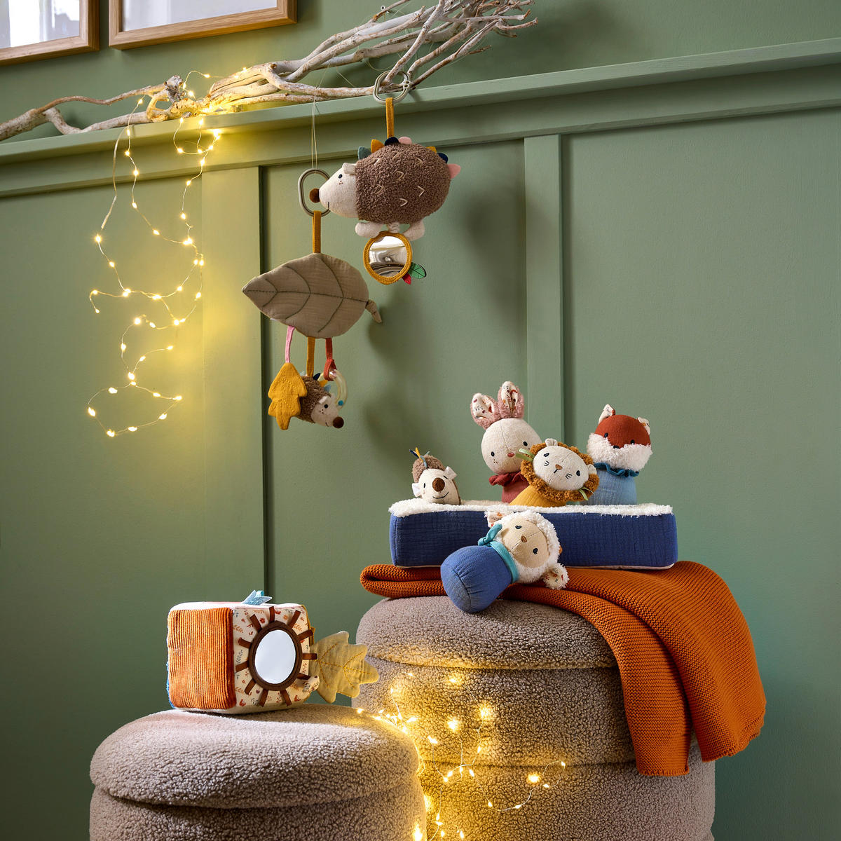 SCHMUSEDECKE ALPIN CHIC  80/100 cm  - Terracotta, Trend, Textil (80/100cm) - Patinio