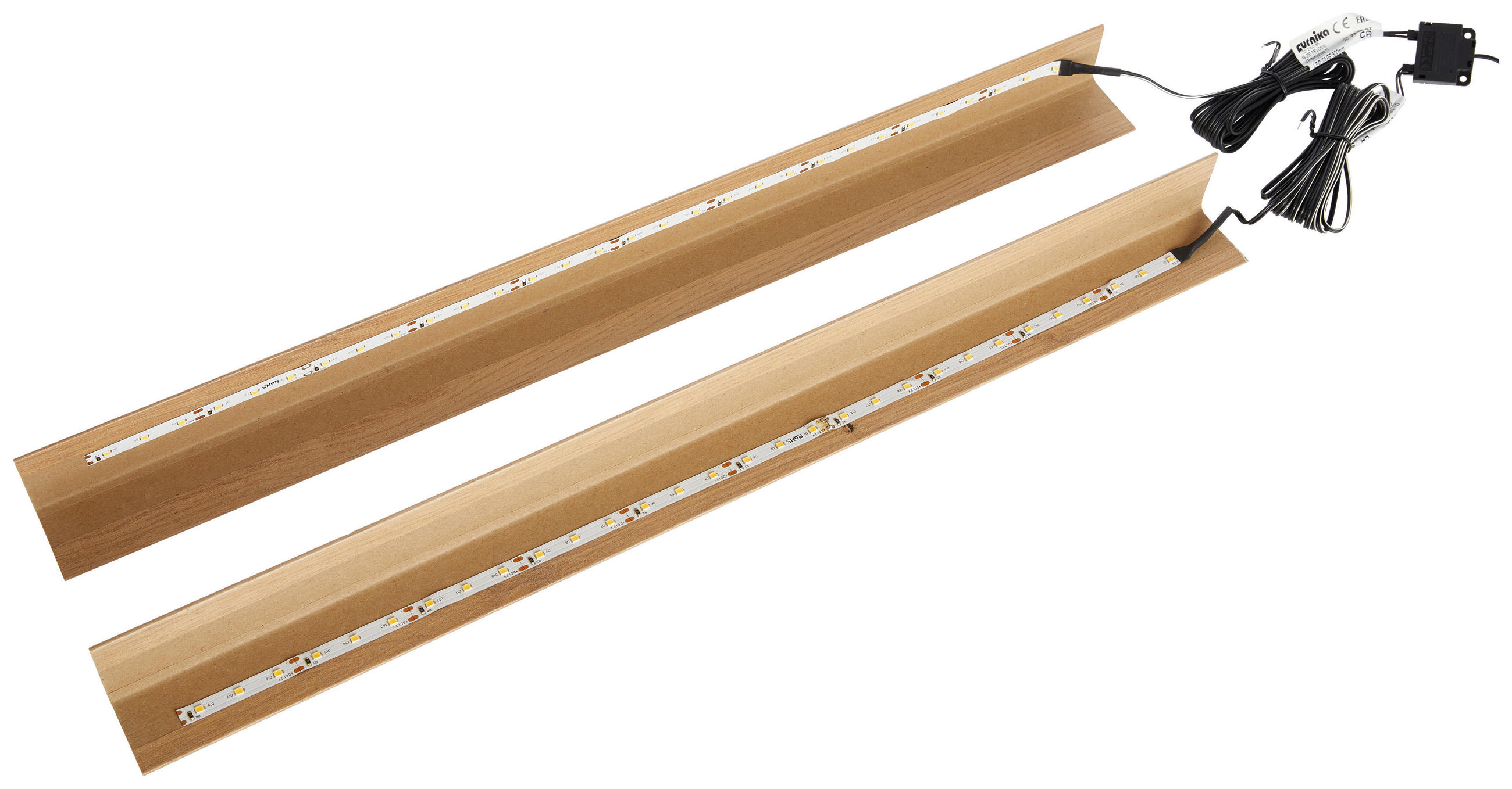 LED-STRIP 54,6 cm  - Schwarz/Weiß, KONVENTIONELL, Kunststoff (54,6cm) - Livetastic
