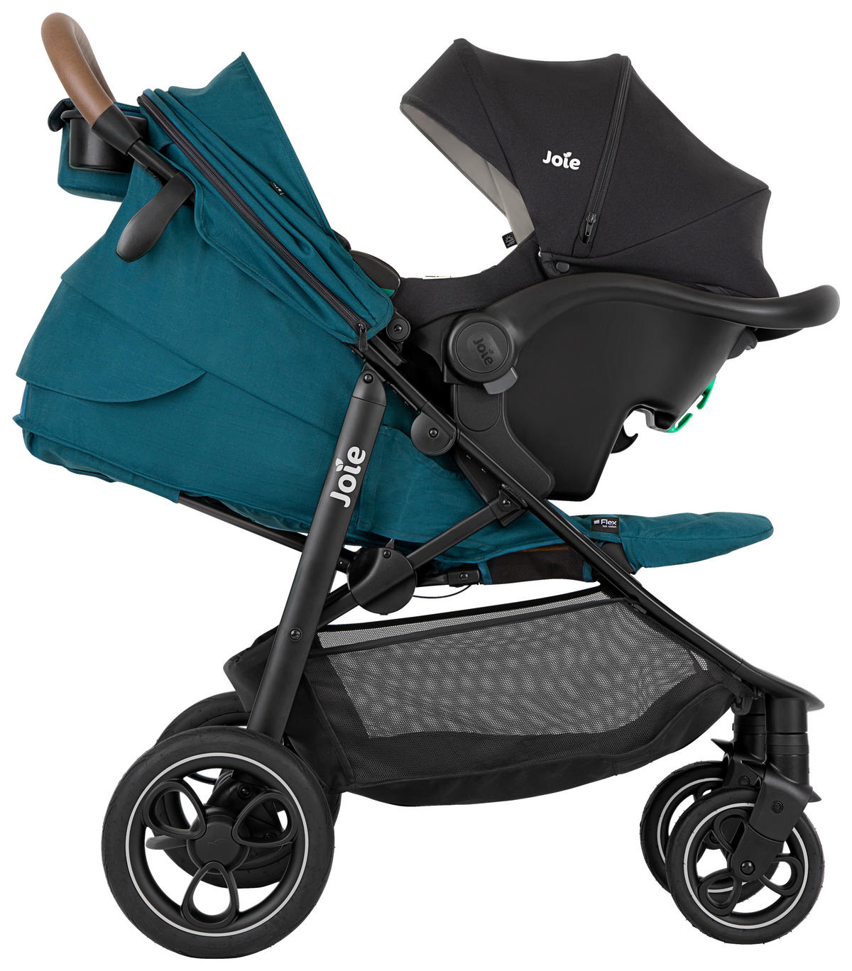 BUGGY LITETRAX PRO  - Blaugrau/Schwarz, Basics, Textil/Metall (58/103/93,6cm) - Joie