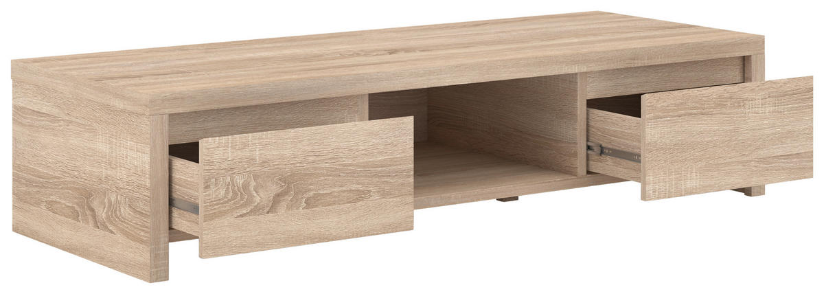 NÍZKA KOMODA, farba duba, 144/34/40 cm - farba duba, Design, kompozitné drevo (144/34/40cm) - MID.YOU