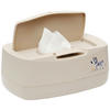 FEUCHTTÜCHER-BOX STEPPE  - Taupe, Basics, Kunststoff (21/13/9cm) - Bebe Jou