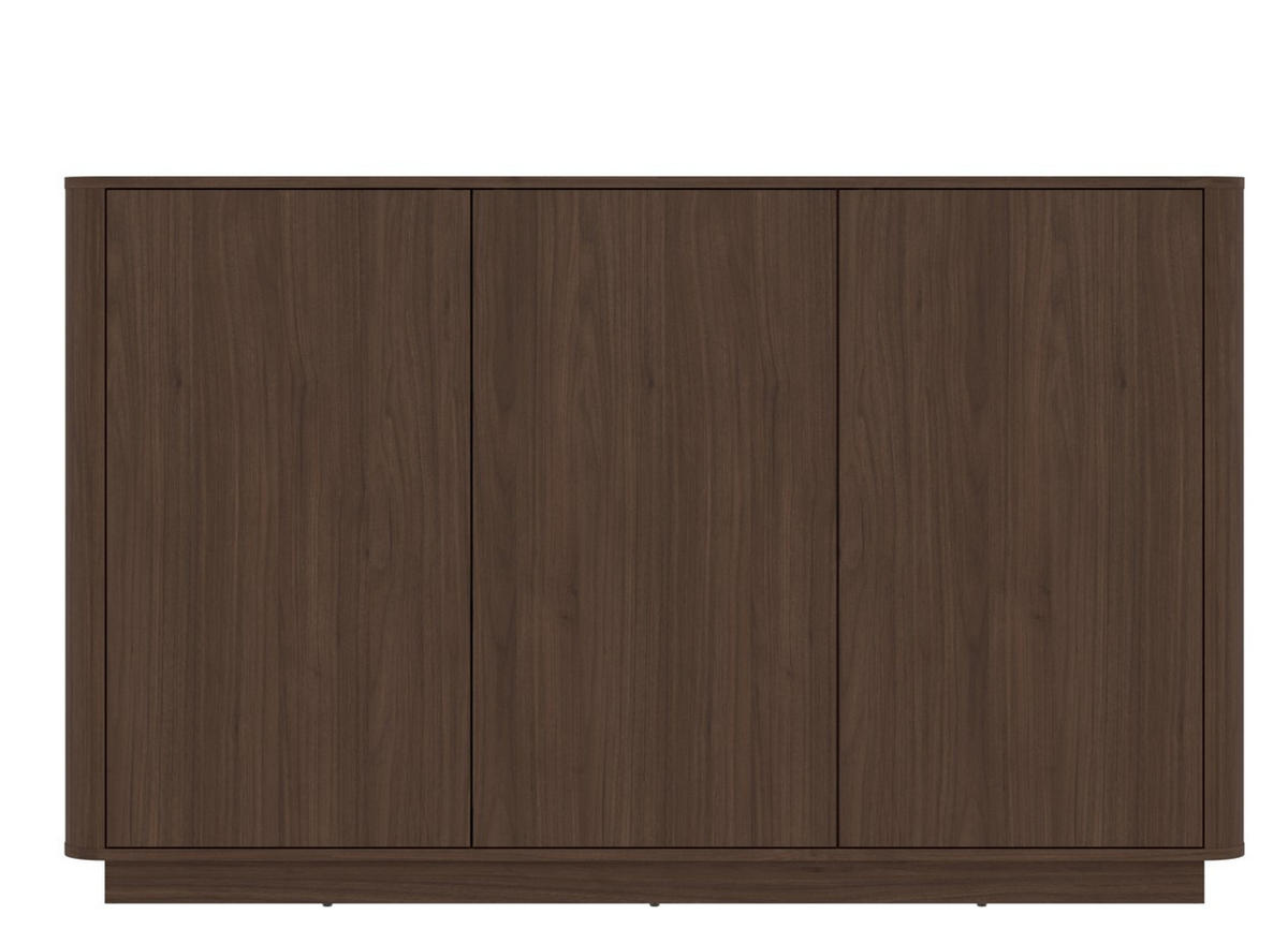 KOMMODE , 164,4/101,2/40 cm,  - Walnussfarben, Design, Holzwerkstoff (164,4/101,2/40cm) - Livetastic