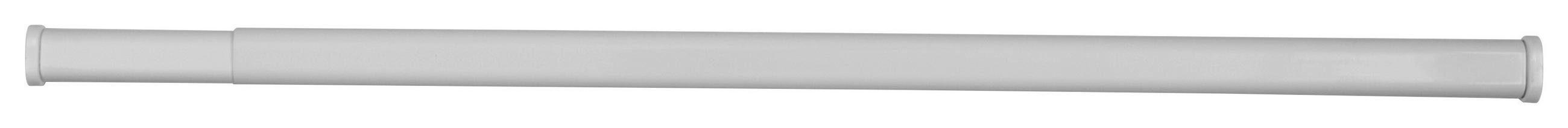 DUSCHVORHANGSTANGE 75-125 cm  - Weiß, Basics, Metall (75-125cm) - Kleine Wolke