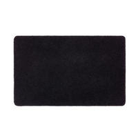 FUßMATTE  50/80 cm  Schwarz  - Schwarz, Basics, Textil (50/80cm) - Esposa
