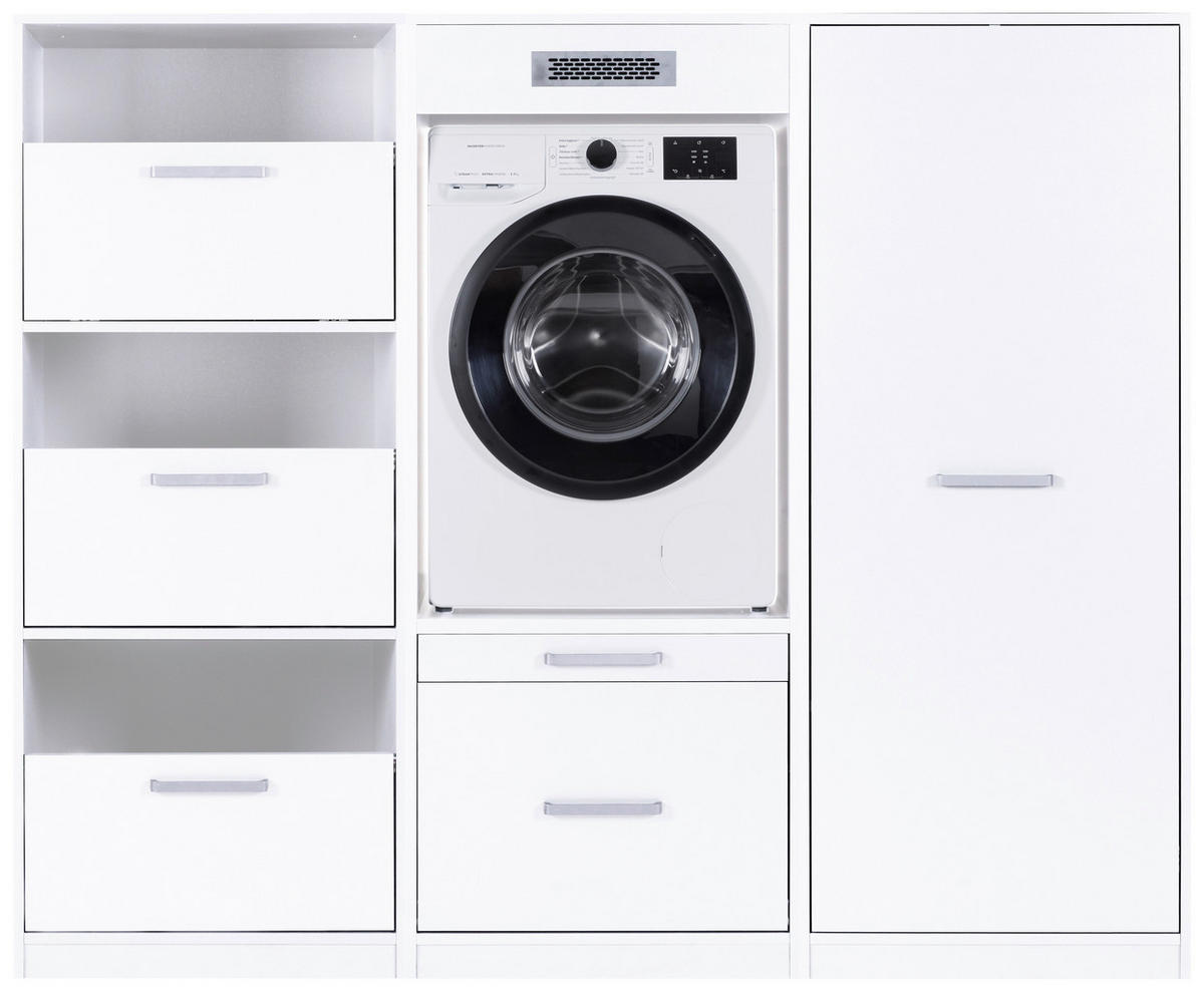 HAUSWIRTSCHAFTSRAUM 201/164/68 cm  in Weiß  - Weiß, MODERN, Holzwerkstoff (201/164/68cm) - home24