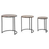 SATSBORD i metall  - svart/guldfärgad, Design, metall - MID.YOU