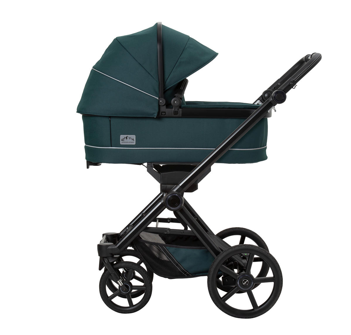 KINDERWAGENSET Outdoor Activity  - Dunkelgrün, Basics, Textil (58/116/96cm) - Hartan