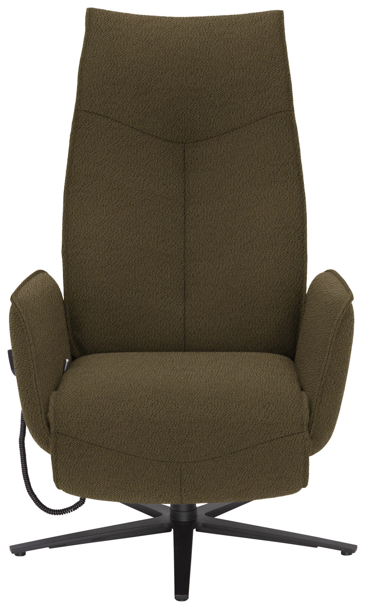 RELAXSESSEL in Textil Dunkelgrün  - Dunkelgrün/Anthrazit, Design, Textil/Metall (71/114/84cm) - Johann Jakob
