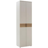 ELŐSZOBASZEKRÉNY 59/199/40 cm  - kasmírszínű/tölgyfa színű, Design, műanyag/faalapú anyag (59/199/40cm) - Voleo