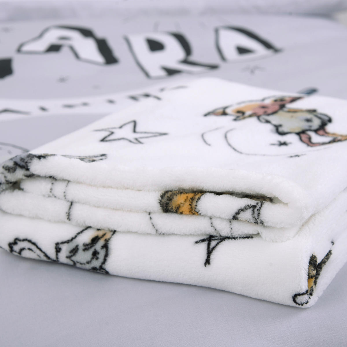 BABYDECKE 75/100 cm  - Multicolor/Weiß, Basics, Textil (75/100cm) - Herding