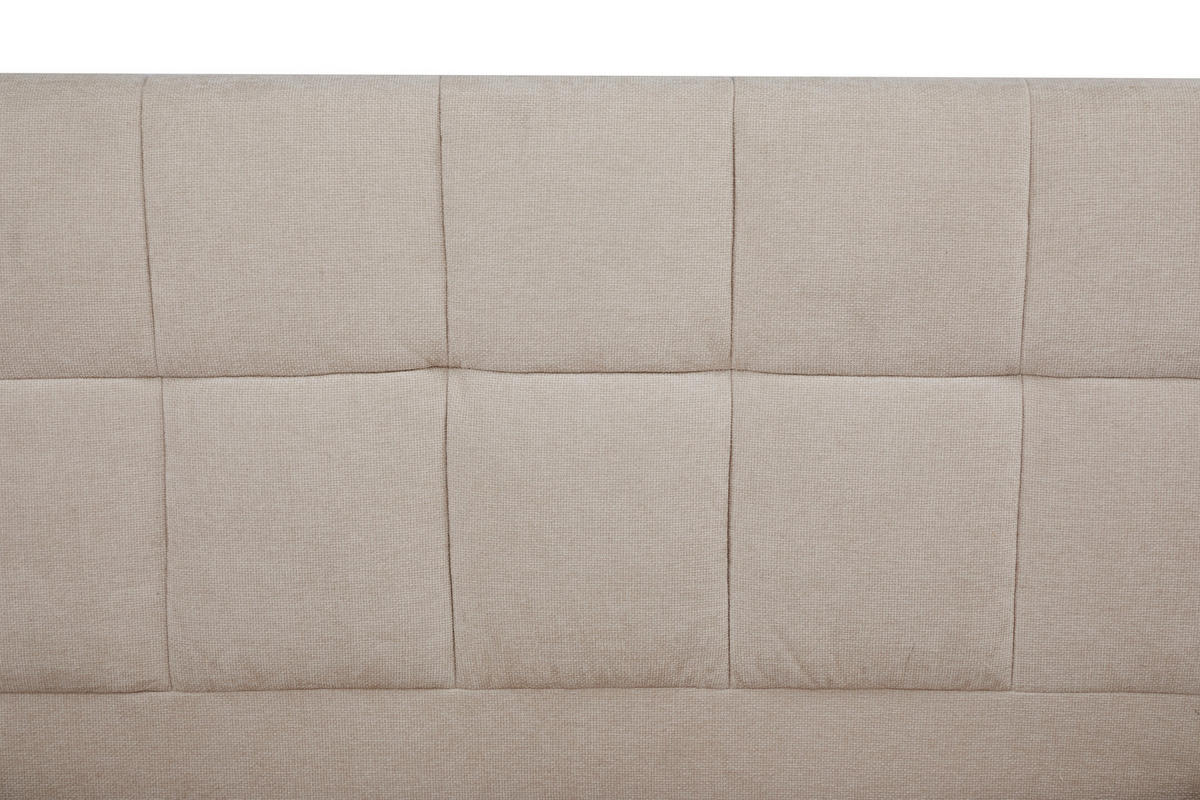 POLSTERBETT Lattenrost 140/200 cm  in Beige  - Beige/Schwarz, Design, Holz/Textil (140/200cm) - Boxxx