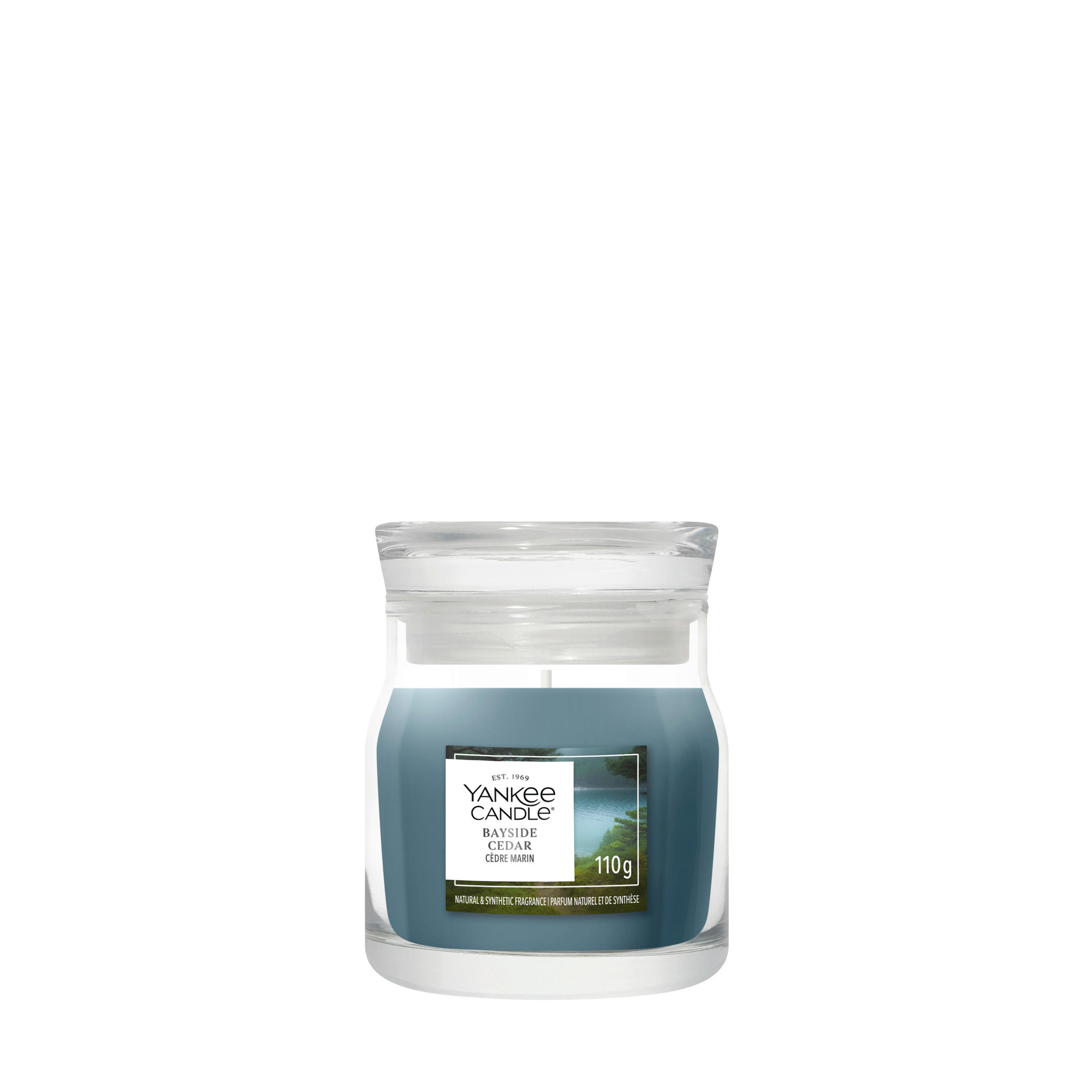 VONNÁ SVIEČKA  - zelená, Basics, sklo (6.5/6.5/8.5cm) - Yankee Candle