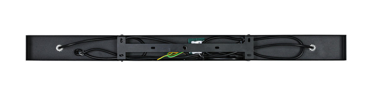 VISEČA SVETILKA     80/22/120 cm        3x25 W E27 - barve kroma/črna, Konvencionalno, kovina/umetna masa (80/22/120cm) - Novel