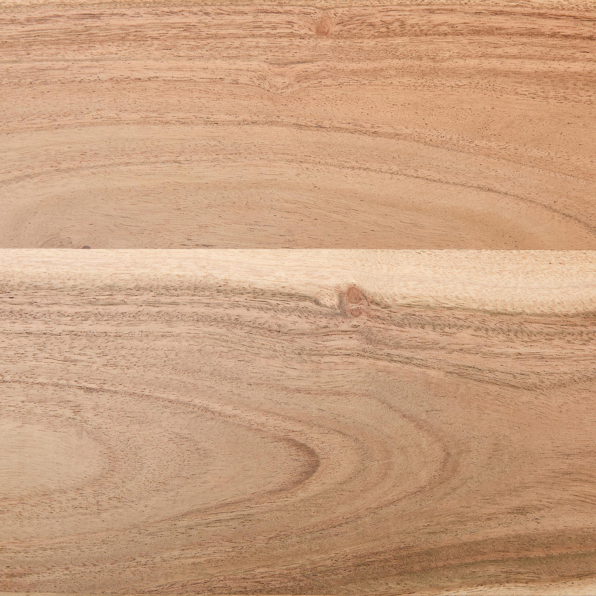 ESSTISCH in Holz, Metall 115/76/115 cm  - Schwarz/Akaziefarben, LIFESTYLE, Holz/Metall (115/76/115cm) - home24