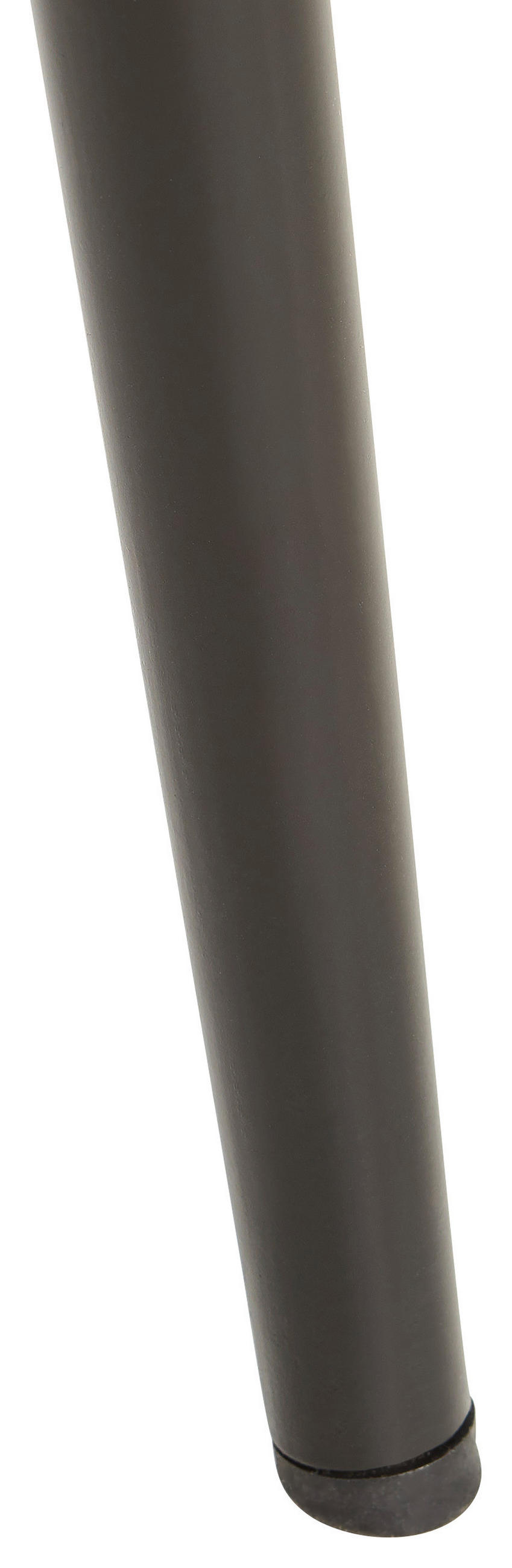 STUHL Mikrofaser Grau  - Schwarz/Grau, Basics, Textil/Metall (43/85/54cm) - P & B