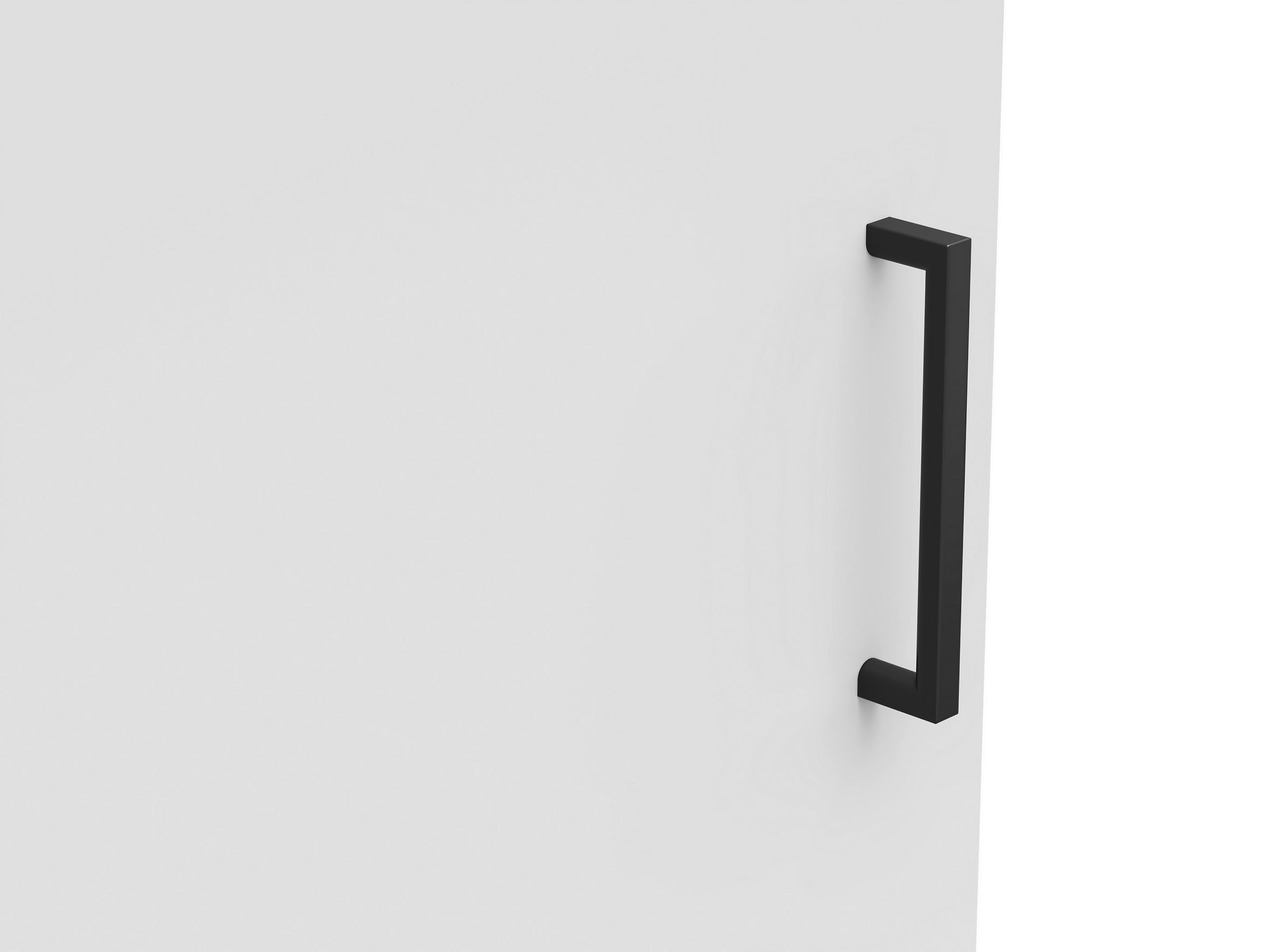 KOMMODE 45/115/40 cm  in Weiss  - Weiss/Anthrazit, Modern, Holzwerkstoff/Kunststoff (45/115/40cm)