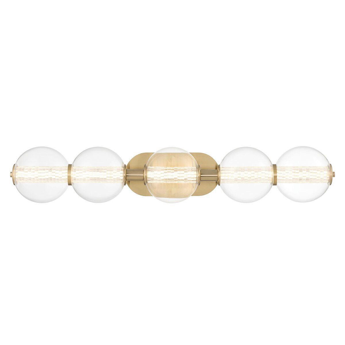 LED-WANDLEUCHTE Eurofase   - Goldfarben, Basics, Glas/Metall (17/96,7/21,1cm) - Elstead Lighting
