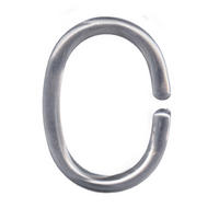 DUSCHVORHANGRINGE  - Silberfarben, Basics, Kunststoff (6cm) - Kleine Wolke