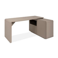 ECKSCHREIBTISCH  Greige Kabeldurchlass, seitenverkehrt montierbar  - Greige, KONVENTIONELL, Holzwerkstoff (165/75/117,5cm) - Livetastic