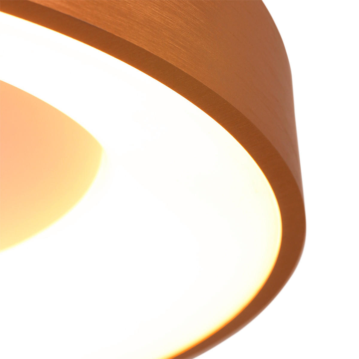 LED-DECKENLEUCHTE Ringlede 30/9 cm   - Goldfarben, Basics, Kunststoff/Metall (30/9cm)
