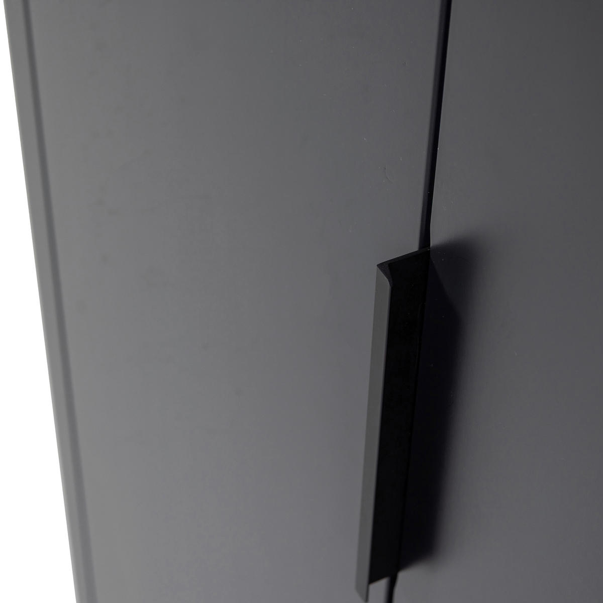 SCHUHSCHRANK Gunnar  in 85/135/39 cm  - Schwarz, Design, Holz/Metall (85/135/39cm) - Livetastic