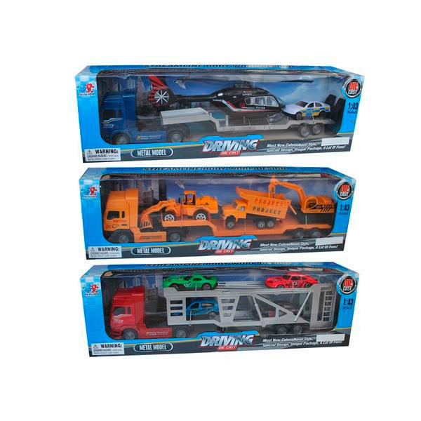AUTO TRANSPORTER - boje aluminija, Basics, plastika (34x76x100cm)