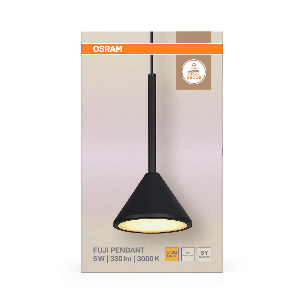 LED-HÄNGELEUCHTE 12/150 cm   - Schwarz, Basics, Metall (12/150cm) - Osram