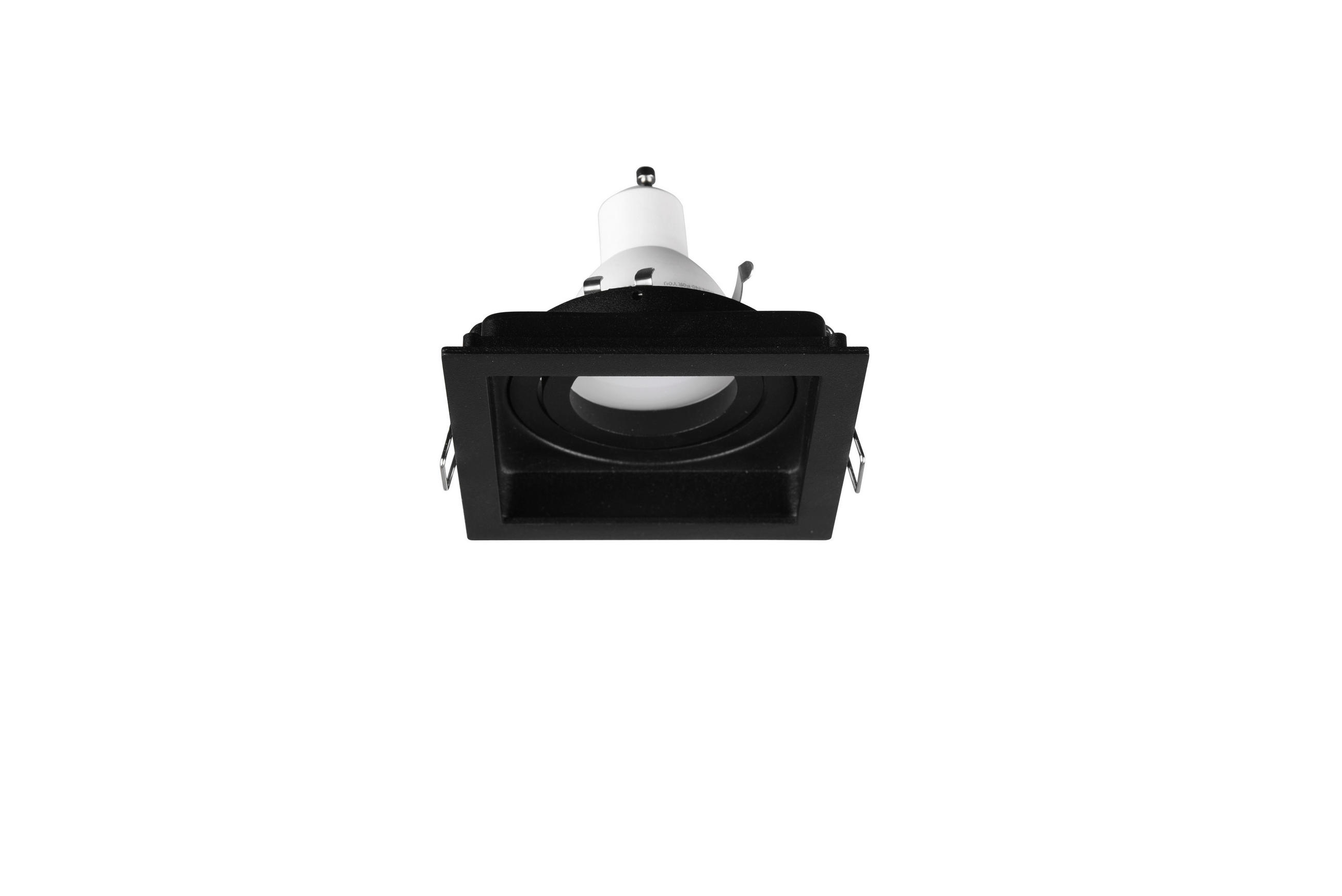 EINBAUSPOT Kenai 9,2/9,2/10,0 cm   - Schwarz, KONVENTIONELL, Metall (9,2/9,2/10,0cm) - Trio Leuchten