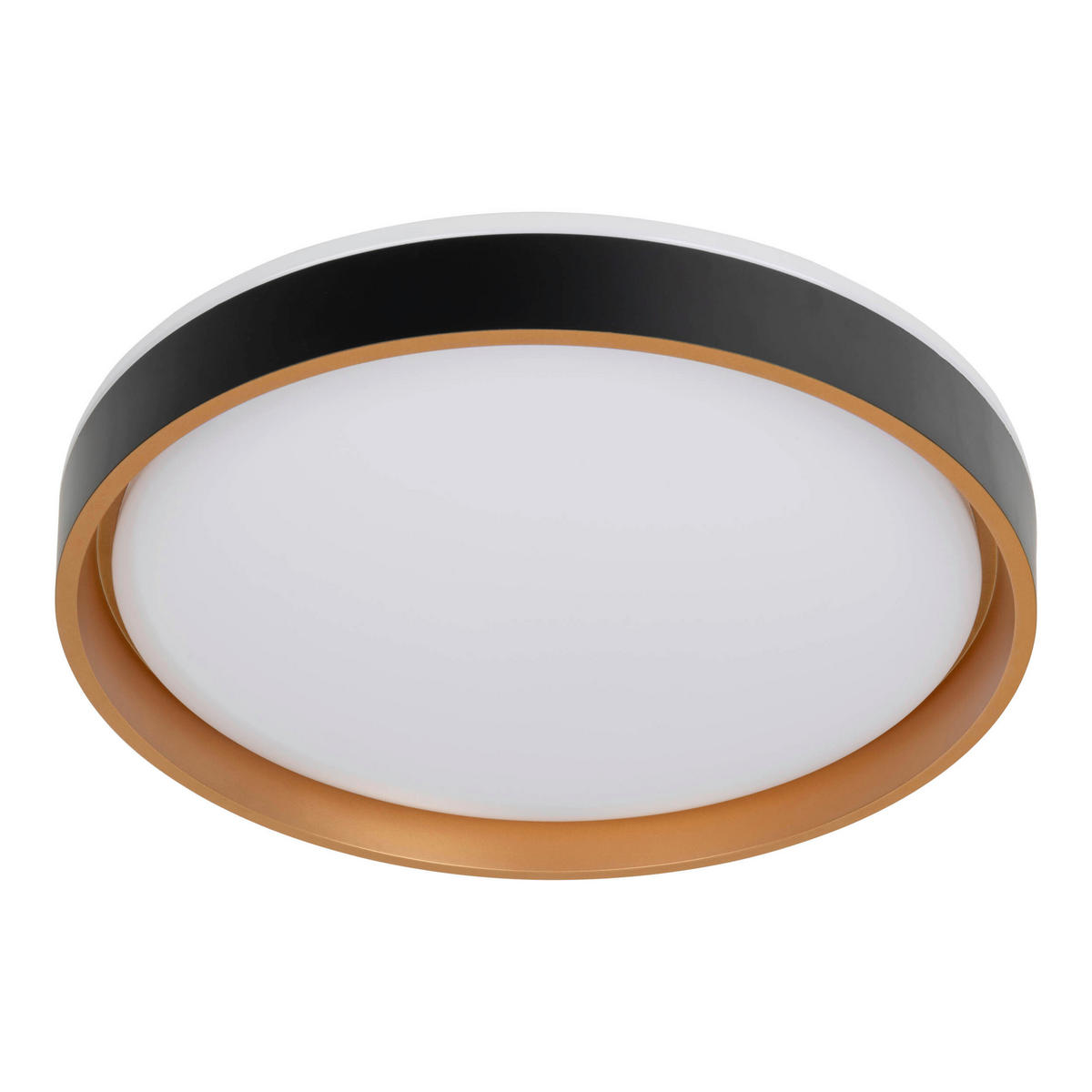 LED-DECKENLEUCHTE LED Deckenleuchte 39/8 cm  - Schwarz, Design, Kunststoff/Metall (39/8cm) - Näve