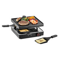 RACLETTE-GRILL  - Schwarz, Konventionell, Kunststoff (23.00/21.50/10.50cm) - Trisa Electronics