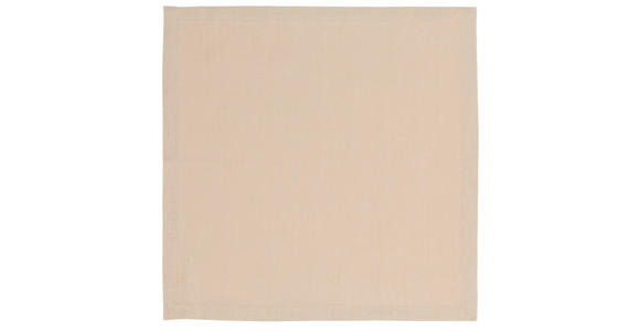 SERVIETTE  40/40 cm   - Beige, Basics, Textil (40/40cm) - Novel