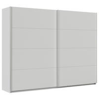 SCHWEBETÜRENSCHRANK  in Seidengrau  - Seidengrau/Alufarben, KONVENTIONELL, Holzwerkstoff/Metall (271/210/62cm) - Xora
